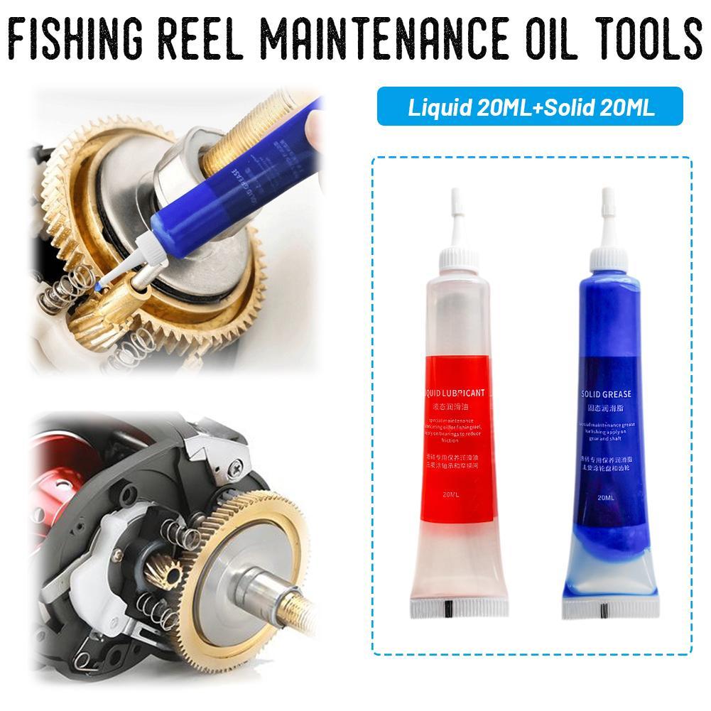 Reel Lubricant - Protective Grease (20ml) + Lubricant Oil