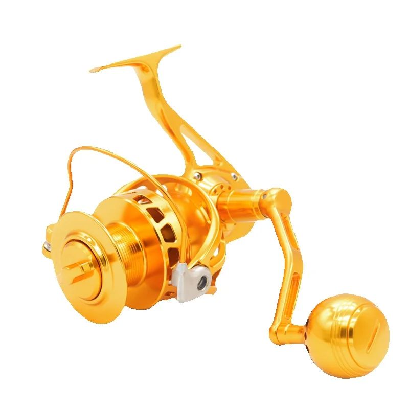 Surf Reel - CAMEKOON Spinning Fishing Reel Gold Aluminum