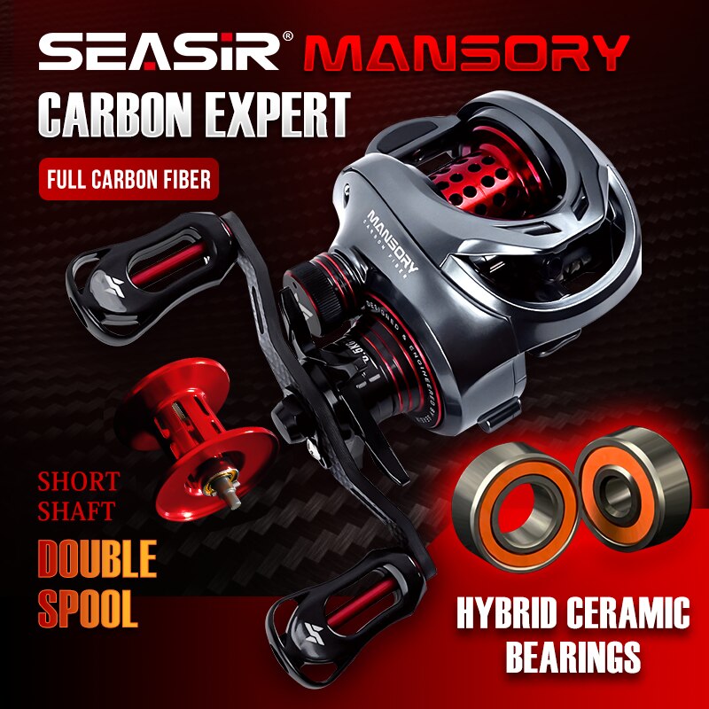 Ice Fishing Reel - Seasir Mansory Baitcasting Fishing Reel 146g