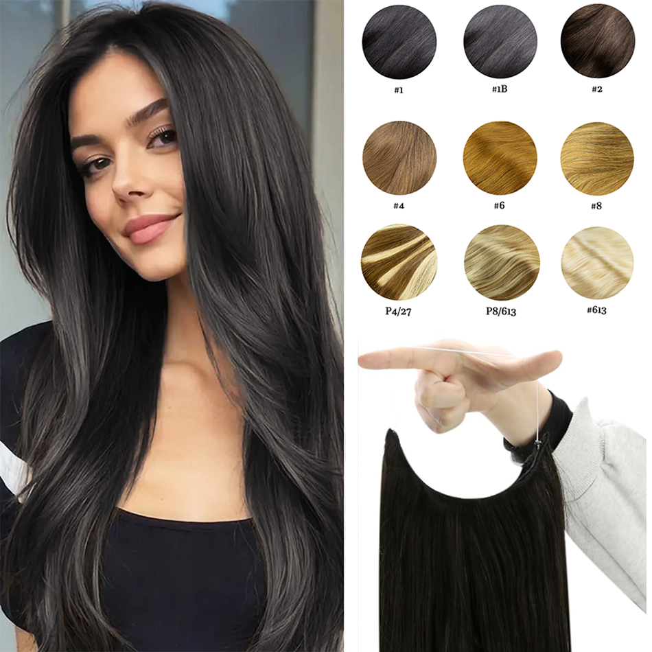 Baitcasting Reel - Straight Fish Line Human Hair Extensions