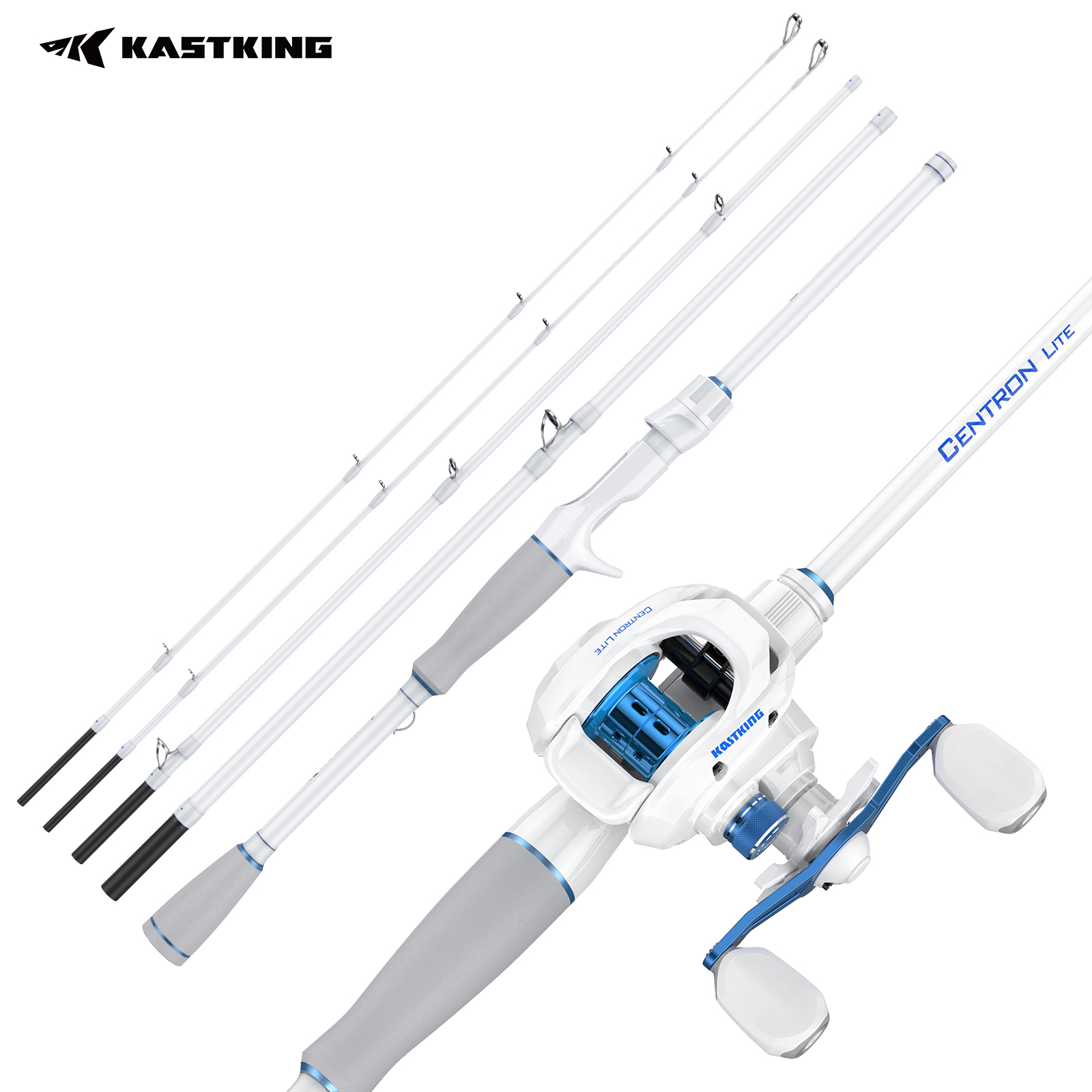Spincast Reel - KastKing Centron Lite Travel Casting Combo