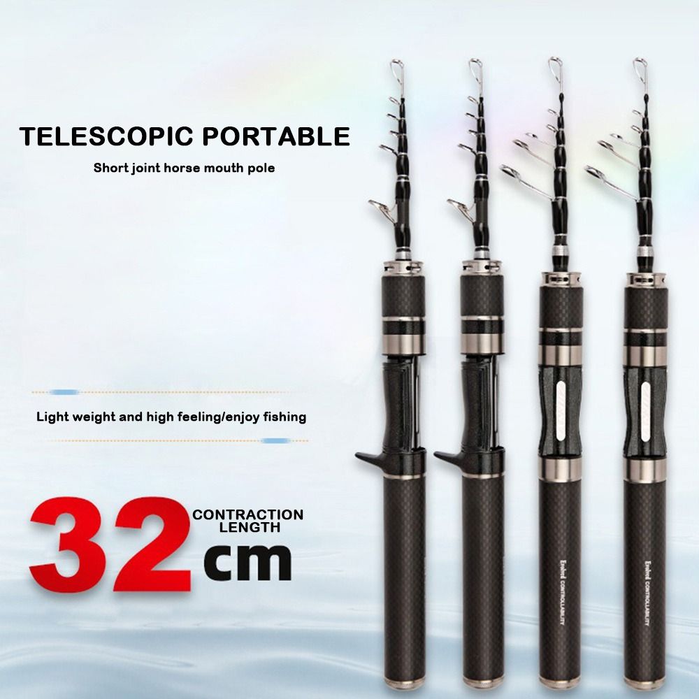 Spincast Reel - 1.5m-1.8m Fishing Pole Rod Set Full