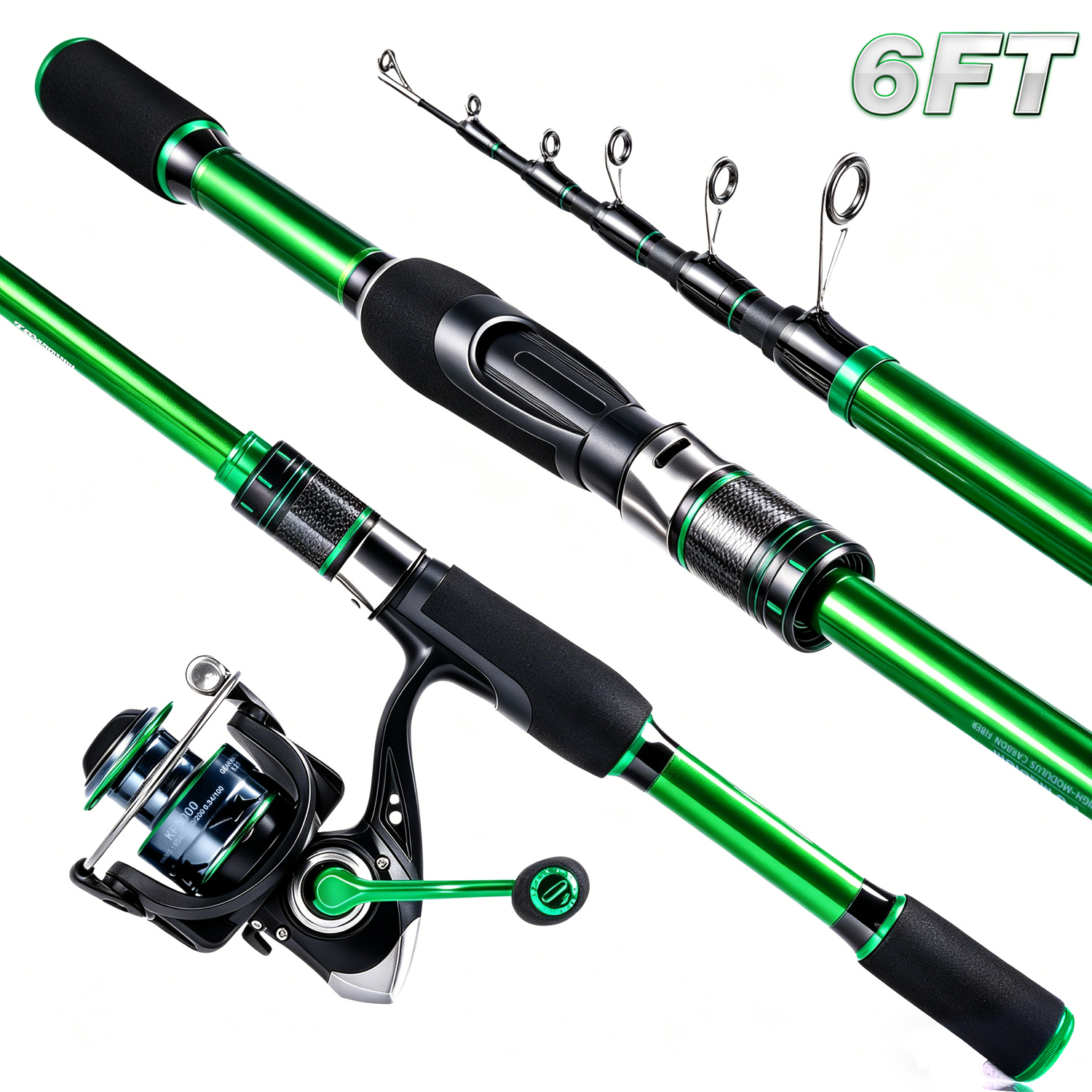 Reel Bag - Graphite Telescopic Fishing Rod & Reel