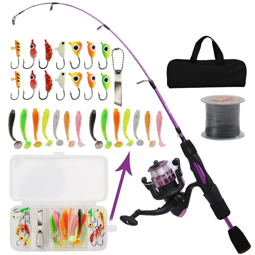 Ice Fishing Reel - Ice Fishing Rod Reel Combo 68cm