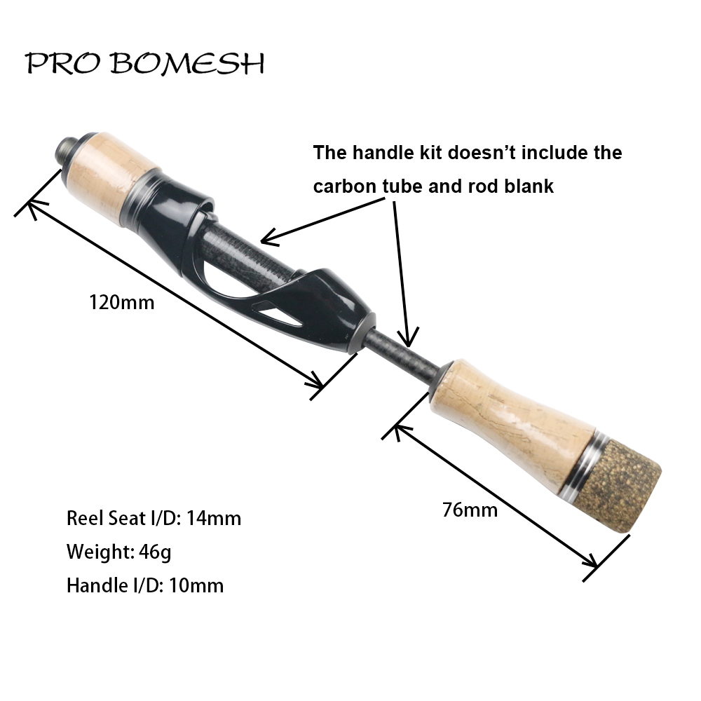 Ice Fishing Reel - Pro Bomesh 1 Set Cork Handle