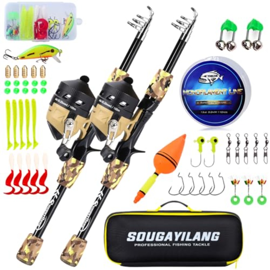Spincast Reel - Fishing Rod and Reel Combo, Light