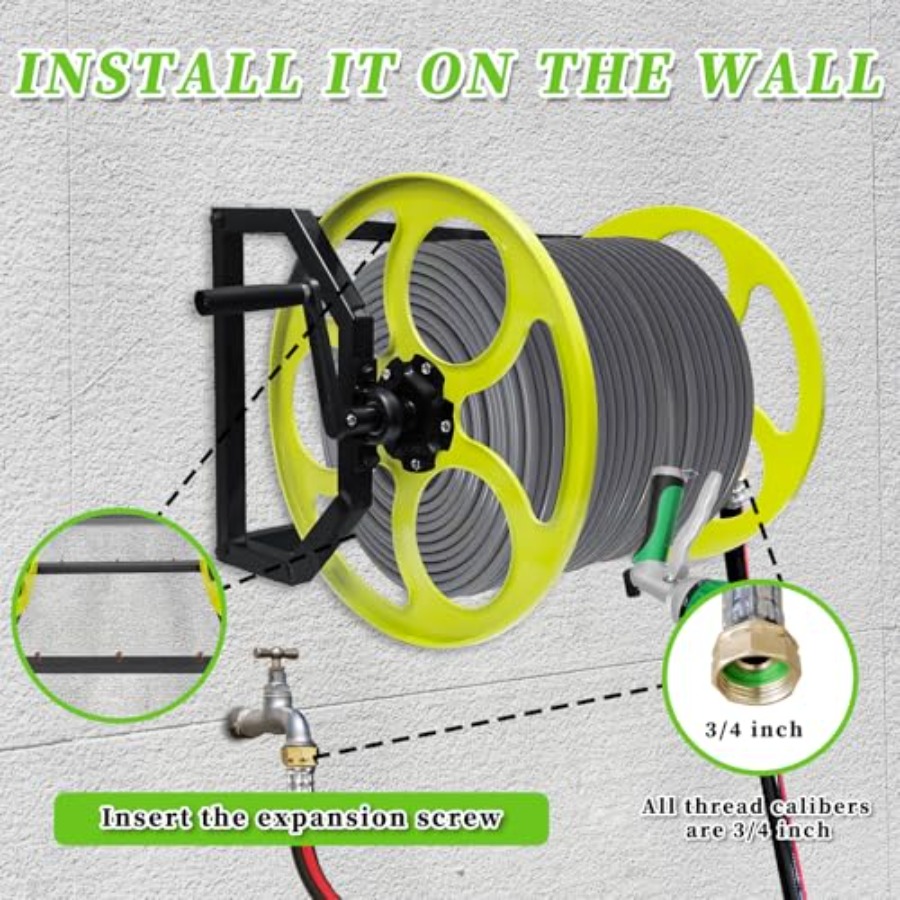 Heavy Duty Garden Hose Reel wi – Reel Handle Bewertung und Preis