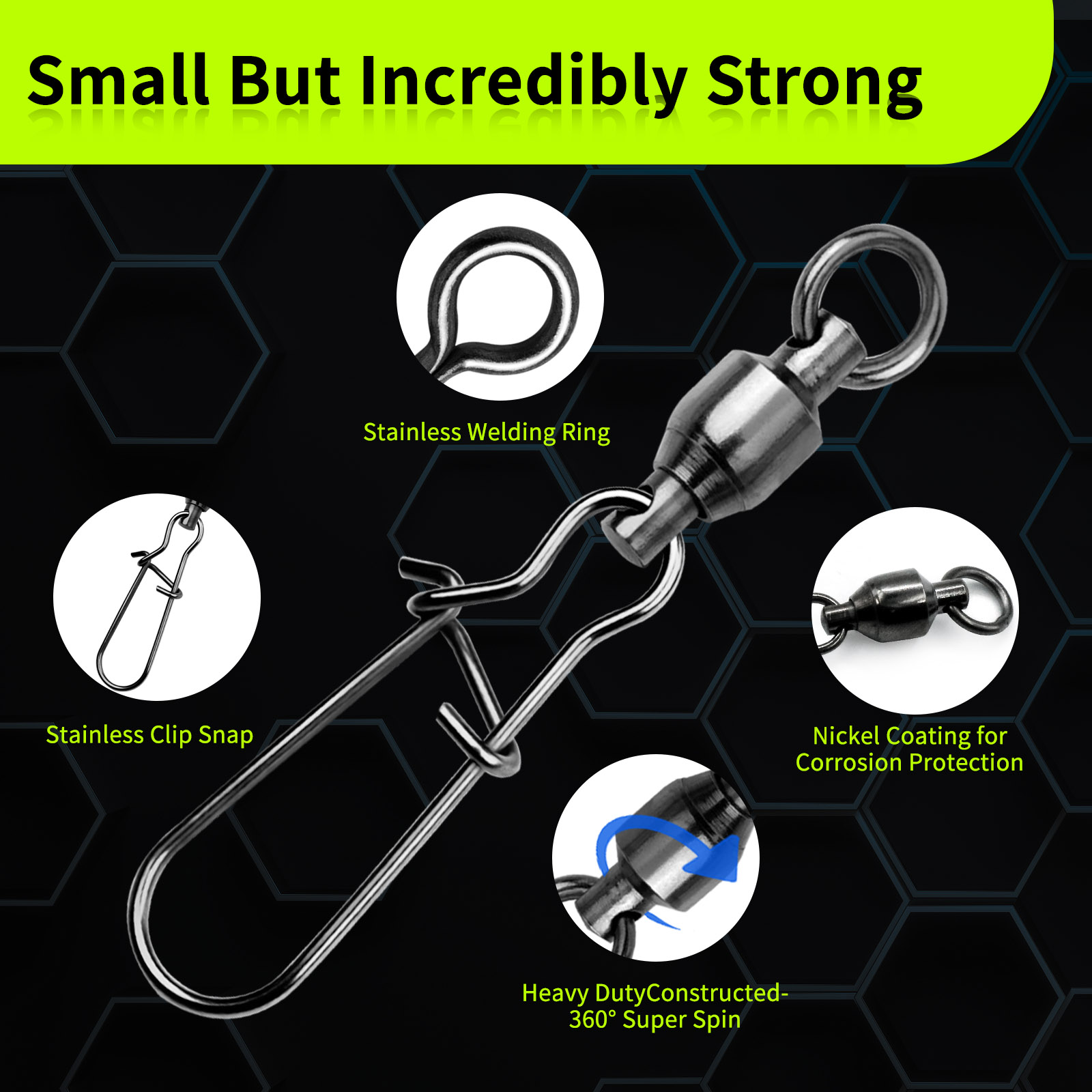 9KM 10PCS Ball Bearing Swivel  – Baitcasting Reel Bewertung und Preis
