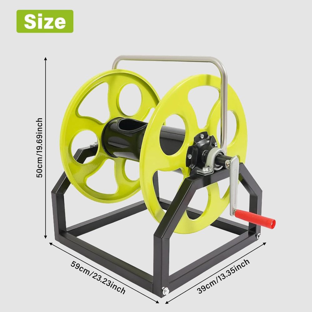 Garden Hose Reel, 360° Wall Mo – Reel Handle Bewertung und Preis