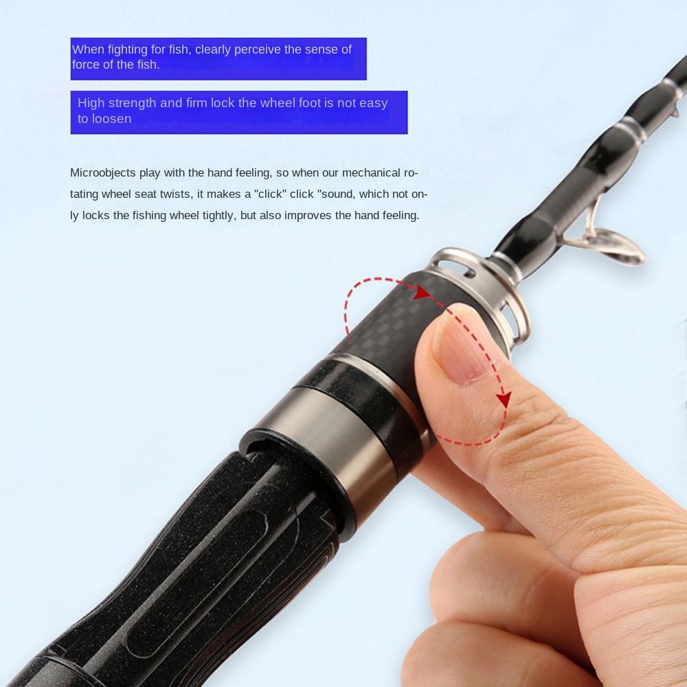 1.5m-1.8m Fishing Pole Rod Set – Spincast Reel Bewertung und Preis