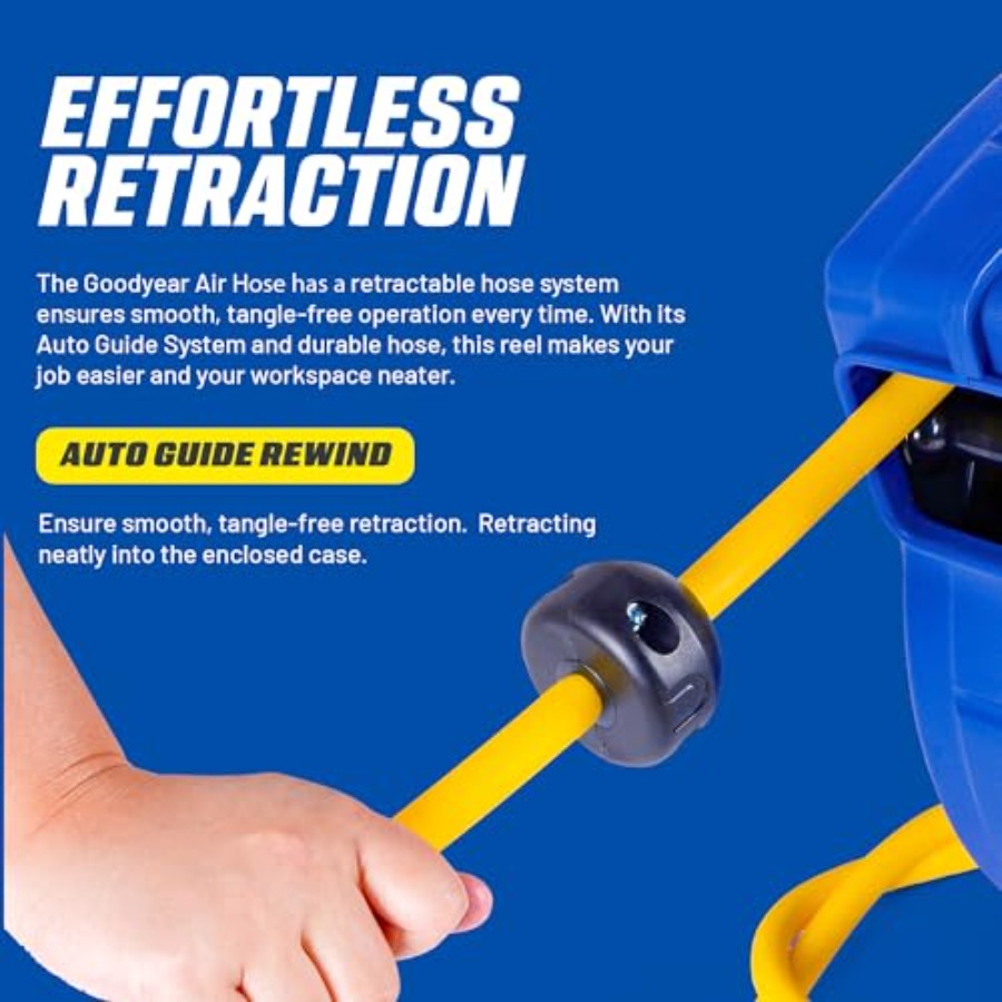 Retractable Air Hose Reel 3/8  – Reel Handle Bewertung und Preis