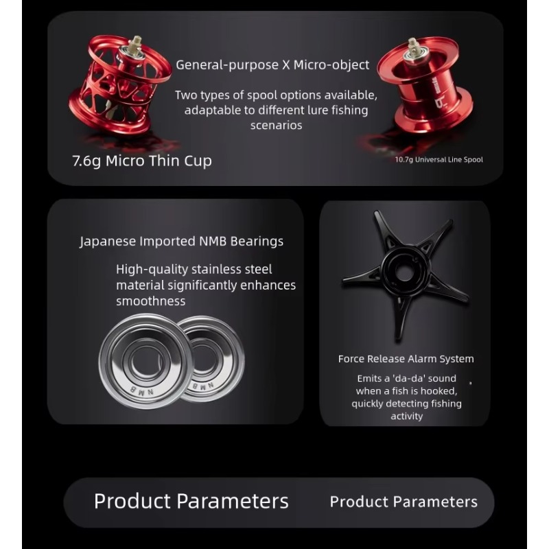 P1 Casting Reel, 7.3:1 Gear Ra – Reel Handle Bewertung und Preis
