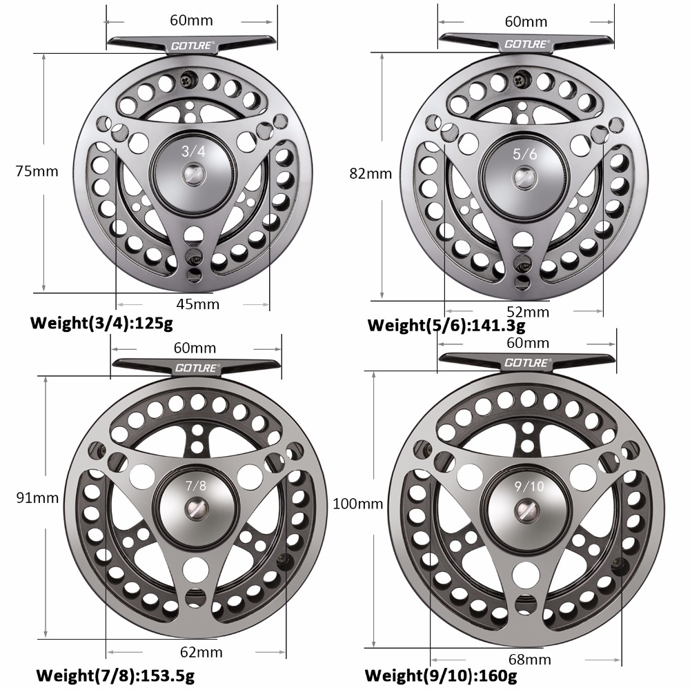Goture Fly Fishing Reel 3/4 5/ – Reel Spare Spool Bewertung und Preis