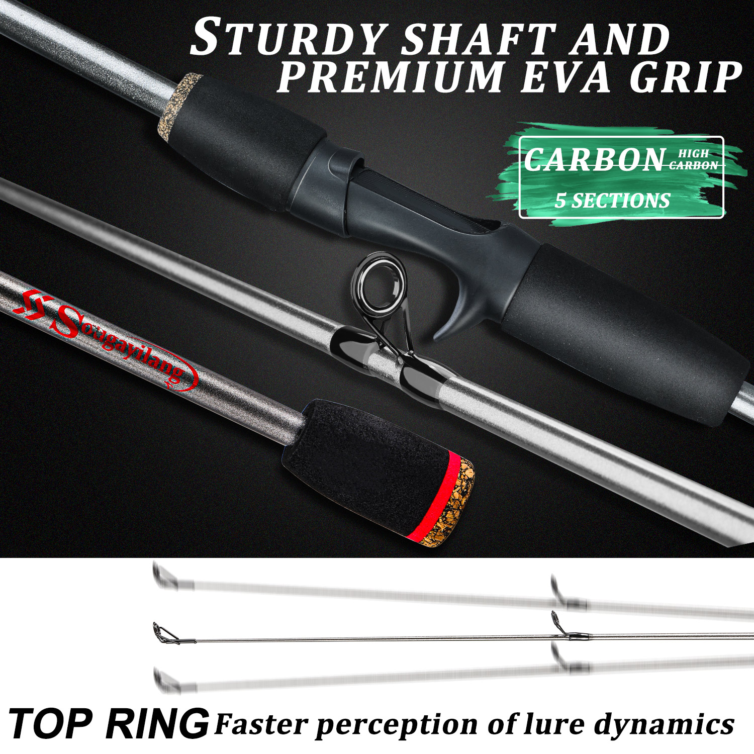 Sougayilang Fishing Rod Combo  – Spincast Reel Bewertung und Preis