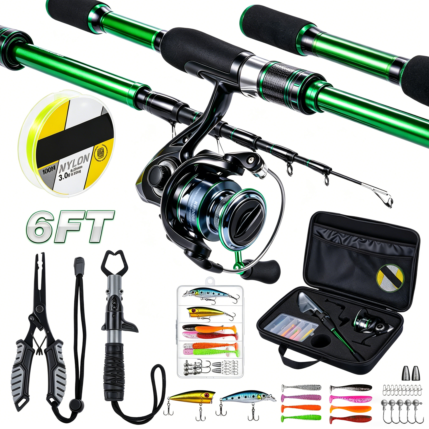 Graphite Telescopic Fishing Ro – Reel Bag Bewertung und Preis