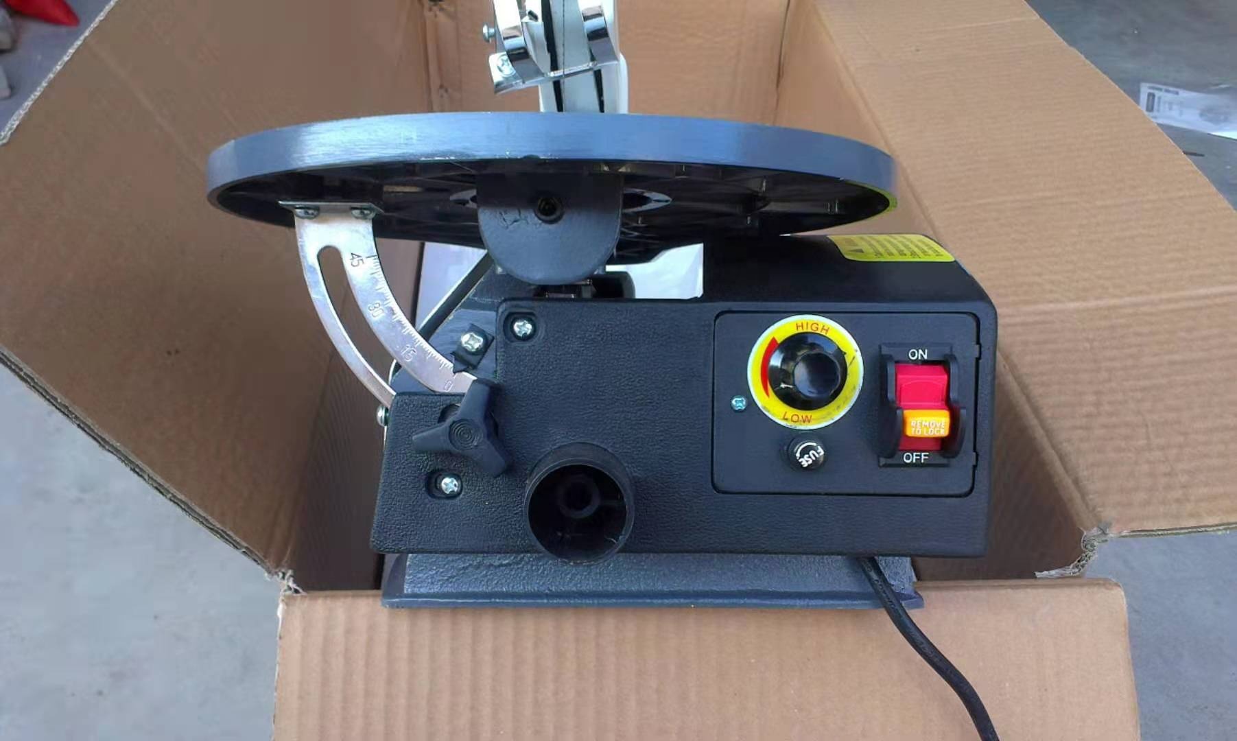 Wood Cutting Industrial Deskto – Electric Reel Bewertung und Preis