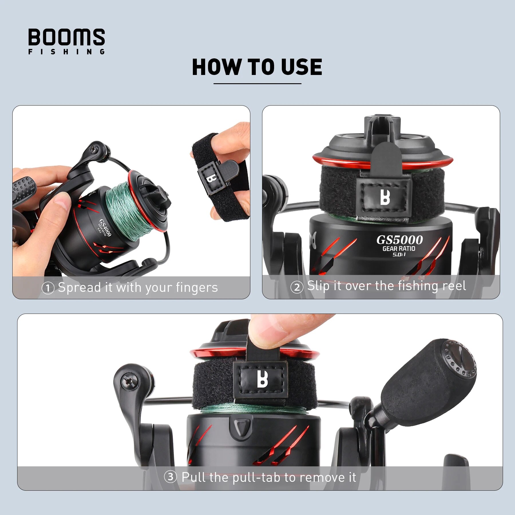 Booms Fishing SB1 4Pcs Spinnin – Reel Cover Bewertung und Preis